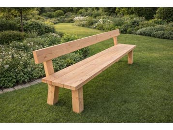 Veiling - Douglas vrijstaande tuinbank 250x50x83cm, Tuin en Terras, Tuinbanken, Nieuw