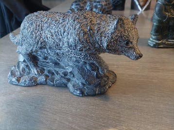 Jolin,wolf sculptures,nuvuk - Beeldje - Set van kleine en