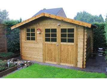 Veiling - tuinhuis Chimay geimpregneerd 3580x2980x2392, Jardin & Terrasse