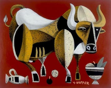 Jone Hopper - Taureau de salon