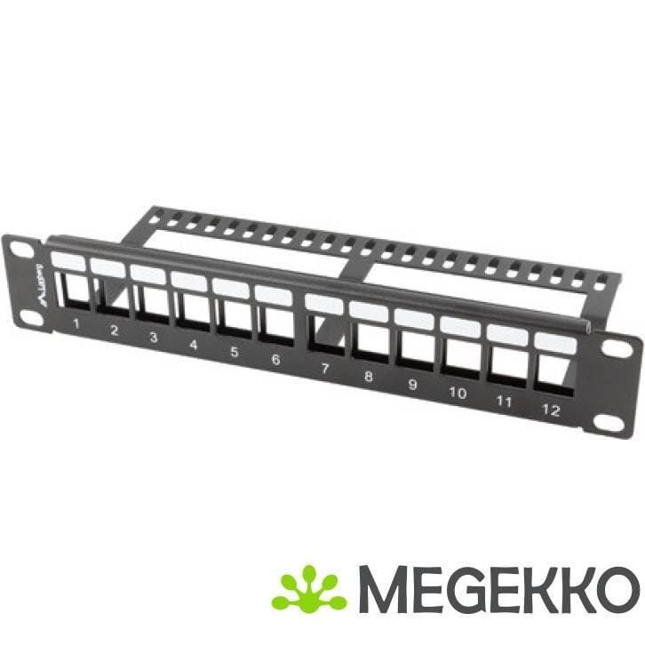 Lanberg PPKS-9112-B rack-toebehoren Rekafdekpaneel, Computers en Software, Netwerk switches, Nieuw, Verzenden