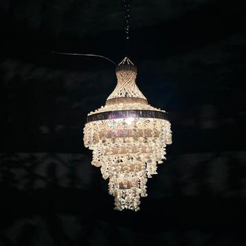 Lustre - SL16 - Magnifique lustre en coquillages - Coquille