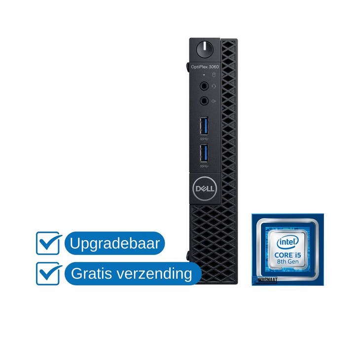 Dell Optiplex 3060 i5-8500T | 8GB RAM | 256GB NVMe SSD, Computers en Software, Desktop Pc's, 2 tot 3 Ghz, SSD, Zo goed als nieuw