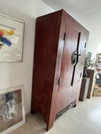 Kast - Hout - Bruidskast trouwkast, Antiek en Kunst