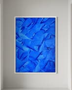 Anaïs LF - N°28 - Éclat Cobalt - Blue waves - Abstract art, Antiquités & Art