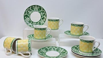 Villeroy & Boch - Service à thé et café (12) - Gallo Design, Antiek en Kunst