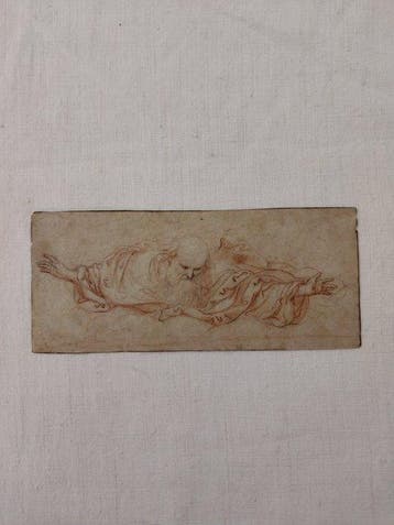 Italiaanse school (XVII) - Studio della figura di Dio Padre