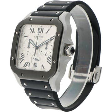 Cartier - Santos Chronograph XL - WSSA0017/4183 - Heren -, Nieuw