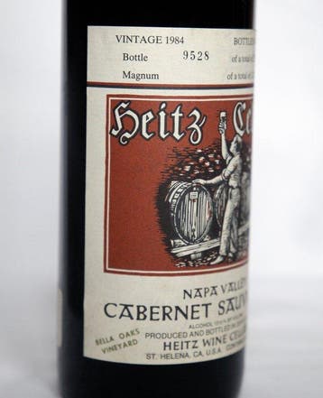 1984 Heitz Cellar, Cabernet Sauvignon, Bella Oaks Vineyard -, Nieuw