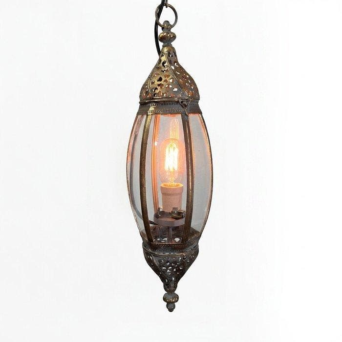 Plafondlamp - Metaal, Glas, Antiquités & Art, Art | Objets design