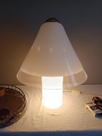 Attr. iTre - Tafellamp - champignon - Muranoglas
