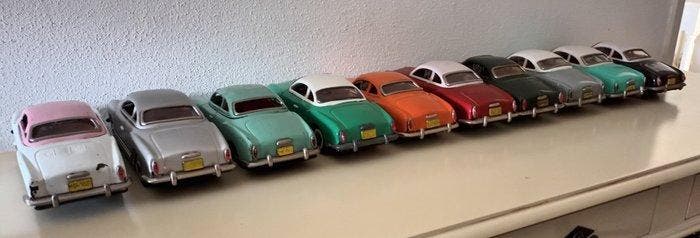 Onbekend - Blikken speelgoed - Karmann Ghia - 1950-1960, Antiquités & Art, Antiquités | Jouets