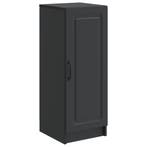 vidaXL Dressoir Zwart 33 x 34,5 x 87 cm Bewerkt hout, Huis en Inrichting, Kasten | Dressoirs, Verzenden, Nieuw