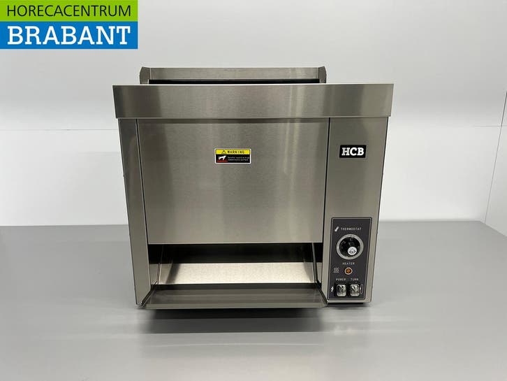 HCB RVS Verticale Doorloop toaster Broodrooster Conveyor, Zakelijke goederen, Horeca | Keukenapparatuur, Ophalen of Verzenden