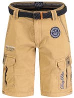 Geographical Norway Bermuda Paillette Beige, Kleding | Heren, Broeken en Pantalons, Verzenden, Nieuw