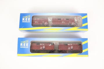 REE Modèles H0 - WB-247, WB-263 - Ensemble de wagons de, Nieuw