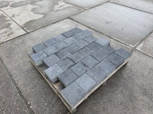 Veiling - 88,2 M2 Prijstopper! Betonsteen Donkergrijs 20x20x, Jardin & Terrasse, Pavé & Dalles