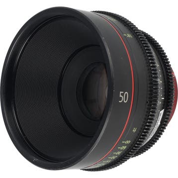 Canon CN-E 50mm T1.3 L F (M) Cine-Servo | Occasion (TVA, Ophalen of Verzenden