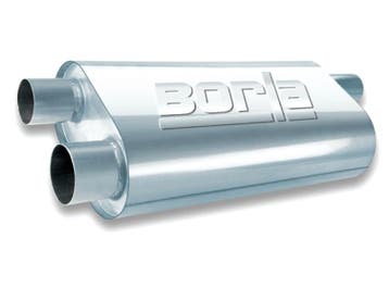 Borla Universal Oval Transverse 2.5in Inlet/Outlet 19in x, Ophalen of Verzenden, Nieuw