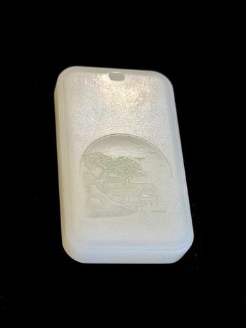 hanger - Nefriet Jade - China - 20e eeuw