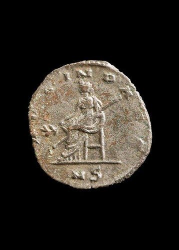 Oud-Romeins Brons Antoninianus van Salonina (Zonder