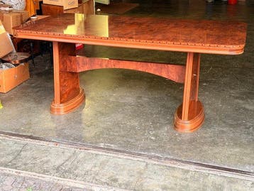 Tafel - Wortelnotenhout - Art Deco, Antiek en Kunst