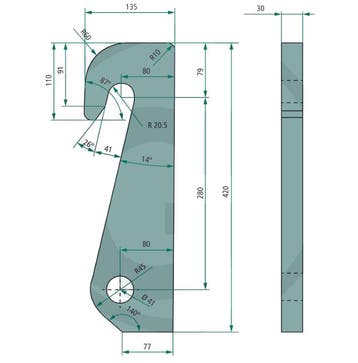 Aanlasdelen Schaffer verreiker (Werktuigen), Ophalen of Verzenden