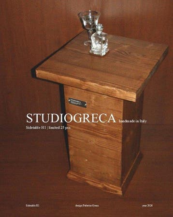 Studio Greca - Salontafel - Sidetable H1 - Hout - 25