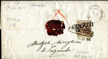 Italiaanse oude staten - Lombardije Venetië 1850 -, Gestempeld