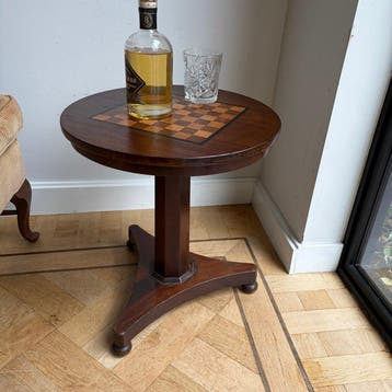 Schaaktafel - Hout - Drankjes
