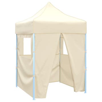 vidaXL Partytent 200 x 200 x 315 cm Crèmekleurig Oxford Stof, Verzenden, Nieuw