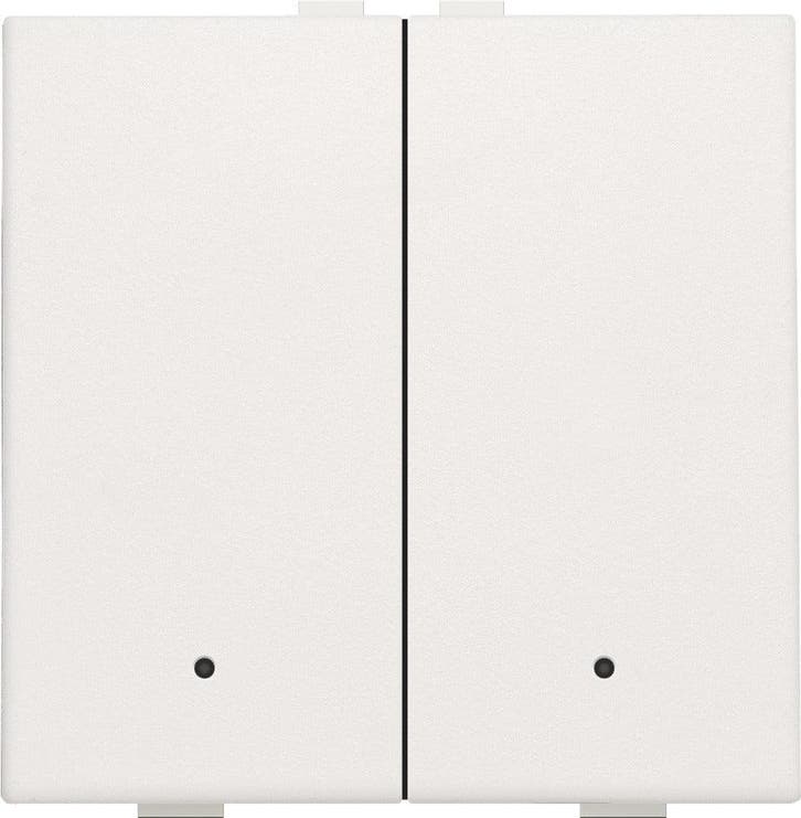 Niko Double Bouton Poussoir Intelligent Avec Led Et Capteurs, Doe-het-zelf en Bouw, Elektriciteit en Kabels, Verzenden