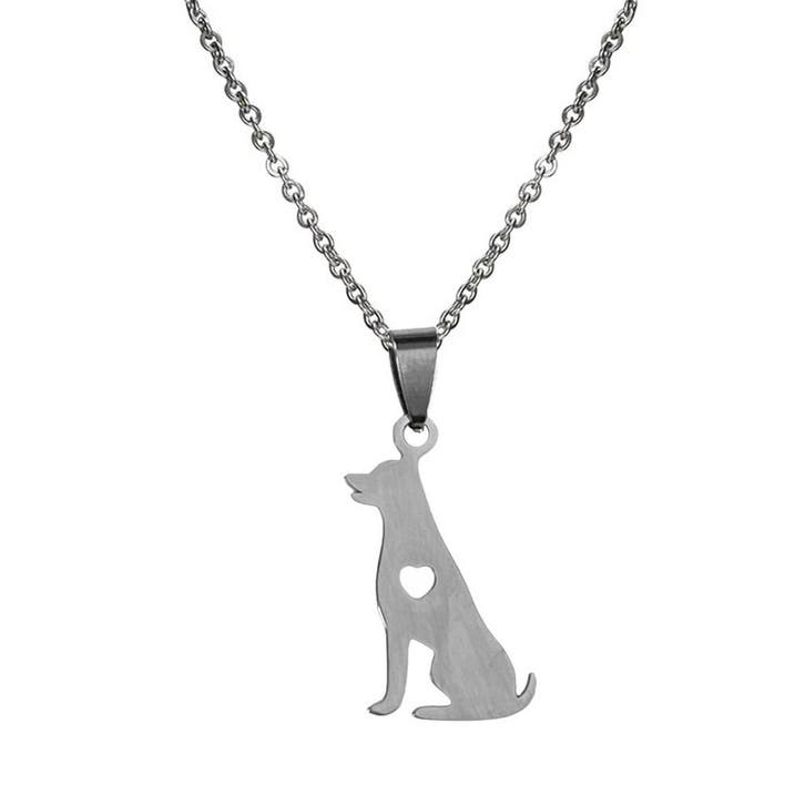 Fako Bijoux - Ketting Met Hanger - Stainless Steel - RVS -, Bijoux, Sacs & Beauté, Colliers, Envoi