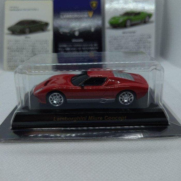 Kyosho 1:64 - Modelauto (3) - Lamborghini Miura Concept /, Hobby en Vrije tijd, Modelauto's | 1:5 tot 1:12