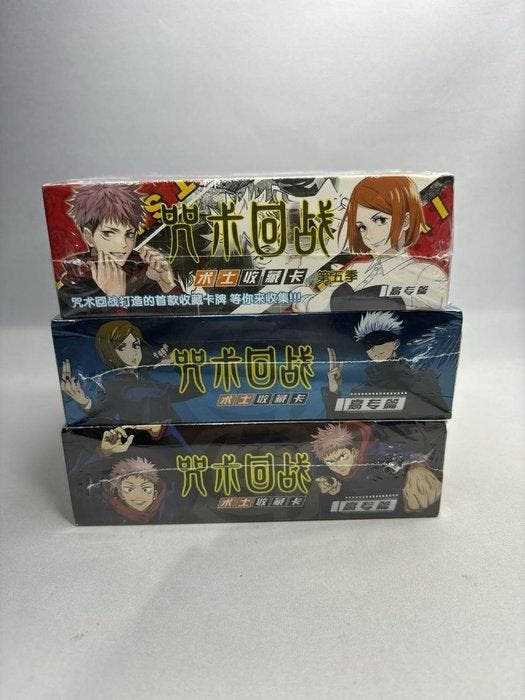 Jujutsu Kaisen - 3 Booster box - Lotto 3 Box Carte, Collections, Collections Autre