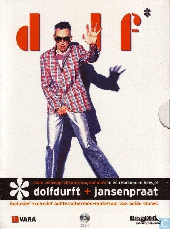 Dolf Jansen - Dolfdurft en jansenpraat (dvd nieuw), CD & DVD, DVD | Action, Enlèvement ou Envoi