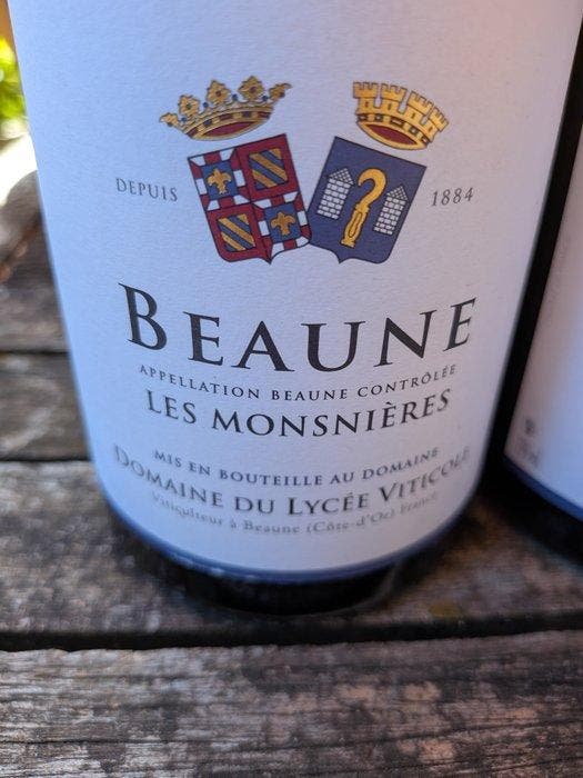 2020 Domaine du Lycée Viticole Beaune Les Monsnières -, Verzamelen, Wijnen