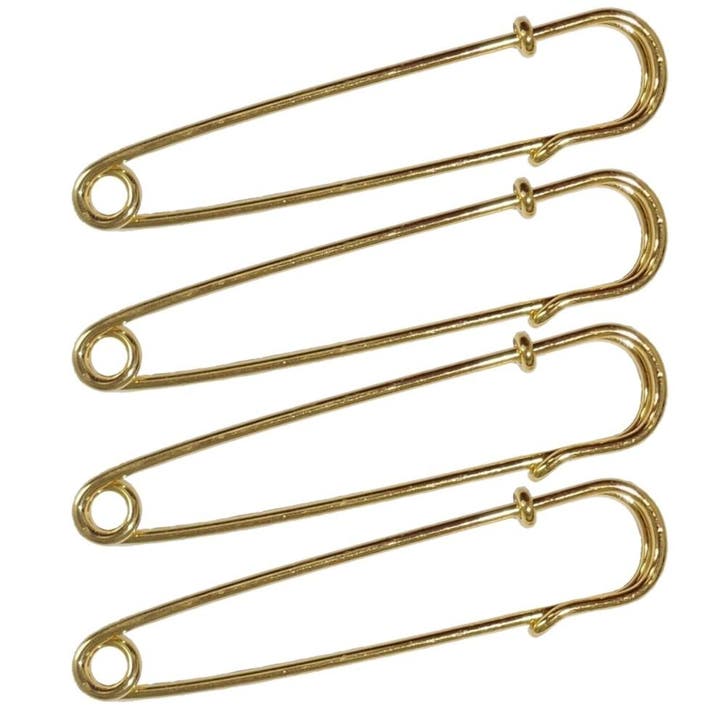 Fako Bijoux - Sierspeld / Sjaalspeld - Classic - 75mm - 4, Handtassen en Accessoires, Broches, Verzenden