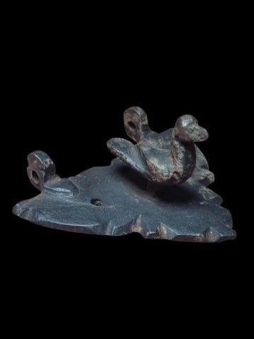 Oud-Romeins Brons Eagle Figure (Part of Legion Oil Lamp)