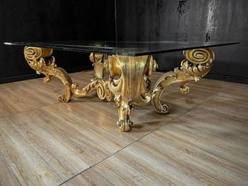 Tafel - Glas, Hout
