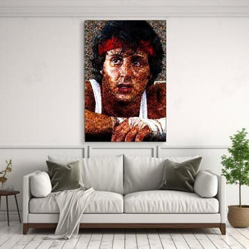 ROCKY (1976) - CRYPTO ART - Sylvester Stallone as Rocky, Nieuw