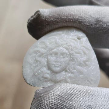 Klassieke Griekse mythologie Medusa-cameo – Grand Tour, Antiek en Kunst