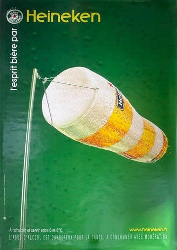 Heineken - Manifesto pubblicitario originale XXL – 176 × 119