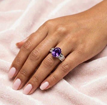 Zonder minimumprijs - Ring Zilver - 2.54ct. tw. Saffier -, Nieuw