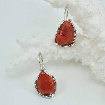 Koraal - Zilver - 2-delige sieradenset - CORALLO
