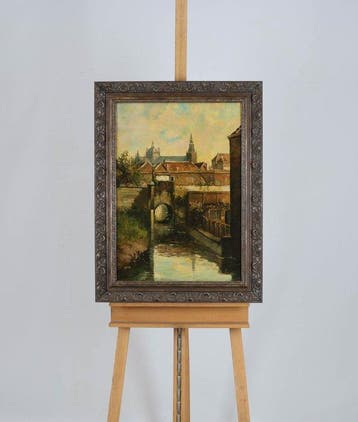 Kees Meyer (1913-2009) - Zicht op Den Bosch, Antiek en Kunst