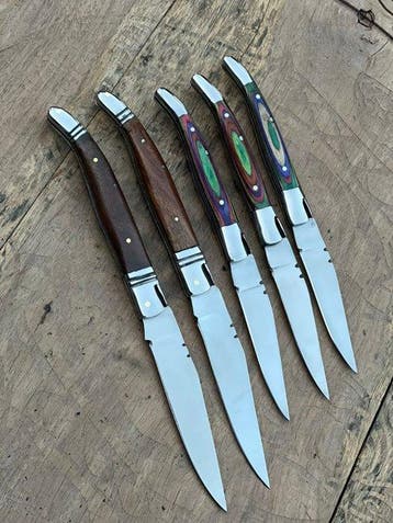 Keukenmes - Kitchen knife set - Laguiole Bougna Met Bee