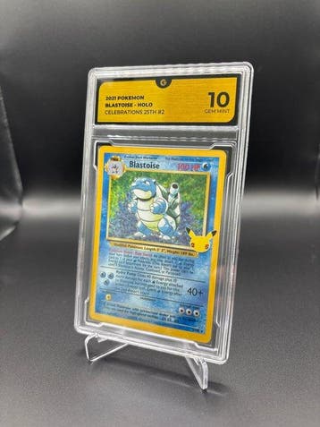 Pokémon - 1 Graded card - Blastoise 2 Foil - GG 10 - Sword &, Nieuw