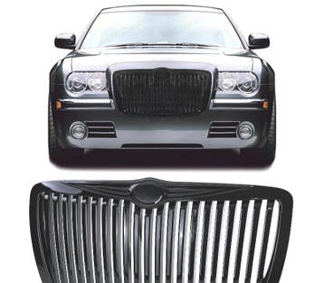 CALANDRE CHRYSLER 300C 04-11NOIR BRILLANT, Verzenden
