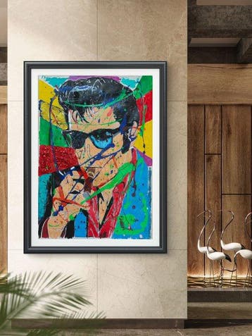 Charles Farigola - Elvis Presley pop brillo y rock, Antiek en Kunst